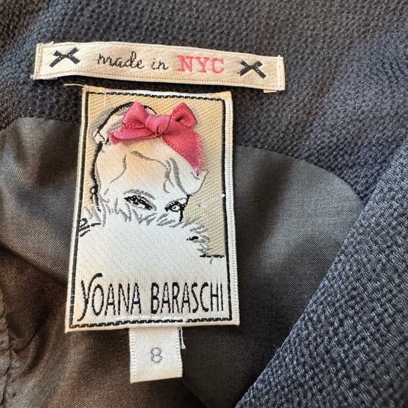 NWT Yoana Baraschi Made in NYC Sheath Dress with Shoulder Ruffle 
Size 8 - Picture 5 of 10